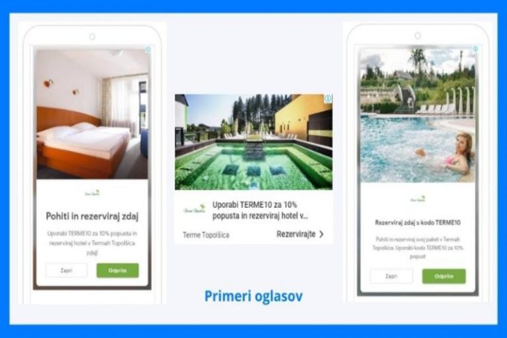 Remarketing oglasi s popustno kodo
